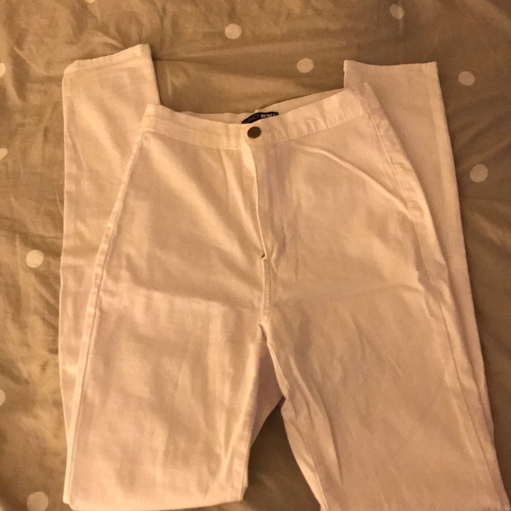 Fashion nova 5 white skinny pants
